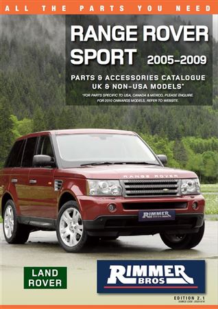 Range Rover Sport Catalogue 2005-09 - RR SPORT CAT - Rimmer Bros